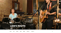 Desktop Screenshot of lionsmouthband.com