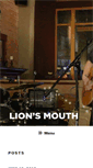 Mobile Screenshot of lionsmouthband.com